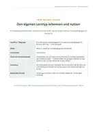 Vorschau - Stundenentwürfe - Unterrichtsentwurf: Lerntypen verstehen und individuelle Lernstrategien entwickeln | BFS Sozialpädagogik | Unterrichtsbesuch Referendariat - Deckblatt