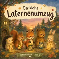 Vorschau - Bildkarten - Kamishibai Geschichte Laternenumzug - Deckblatt