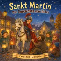 Vorschau - Bildkarten - Sankt Martin Kamishibai Geschichte - Deckblatt