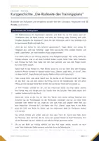 Vorschau - Arbeitsblätter - Kurzgeschichte Klasse 9 – „Die Rückseite des Trainingsplans“ analysieren, mit Lösungen | Hauptschulabschluss 2027 Deutsch BW - Seite 1