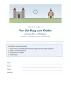 Vorschau - Arbeitsblätter - Lebenswelten im Mittelalter, Geschichte 6. Klasse - Deckblatt