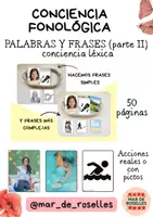 Vista previa - Juegos / Gamificación - CAST Conciencia Fonológica: Palabras y frases parte II - Portada