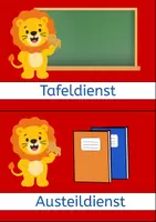 Vorschau - Poster - Klassendienste Löwenklasse Grundschule - Seite 1