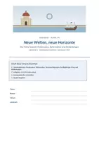 Vorschau - Arbeitsblätter - Neue Welten, neue Horizonte, Geschichte 7. Klasse - Deckblatt
