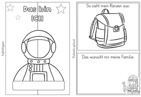 Vorschau - Arbeitsblätter - Mini-Lapbook Einschulung | Schulstart Klasse 1 - Seite 3