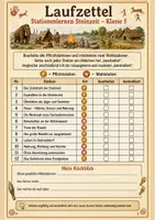 Vorschau - Arbeitsblätter - Steinzeit - Stationenlernen | Freebie - Seite 1