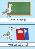 Vorschau - Poster - Klassendienste Möwenklasse Grundschule - Seite 1