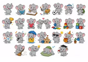 Vorschau - Arbeitsblätter - Materialpaket - Klassentier Elefant - Elefantenklasse - Seite 3
