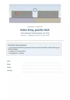 Vorschau - Arbeitsblätter - Internationale Verflechtungen seit 1945, Geschichte 10.Klasse - Deckblatt