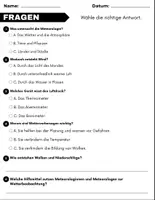 Vorschau - Stundenentwürfe - Meteorologie : Leseverständnis und Wortsuchrätsel mit Lösungen - Seite 2