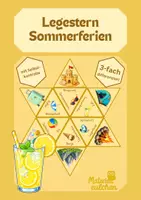 Vorschau - Stationenlernen - Sommerferien & Urlaub - Legestern, 3-fach differenziert - Deckblatt