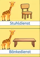Vorschau - Poster - Klassendienste Giraffenklasse Grundschule - Seite 3