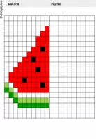 Vorschau - Mal- und Bastelvorlagen - Kunst | Pixel Art | Kunstunterricht | Kunstprojekt | Rasterbilder | Klasse 1-4 - Seite 3