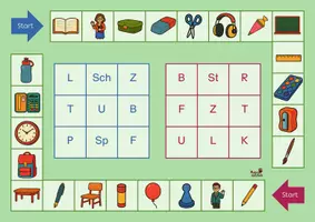 Vorschau - Stationenlernen - Anlautebingo - Schulanfang- phonologische Bewusstheit - Seite 3