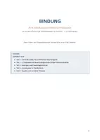 Vorschau - Stundenentwürfe - Bindung – Handlungsorientierte Lernsituation | Sozialpädagogische Assistenz | Unterrichtsmaterial & Lehrerhandreichung - Deckblatt