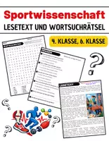 Vorschau - Stundenentwürfe - Sportwissenschaft : Leseverständnis und Wortsuchrätsel mit Lösungen - Deckblatt