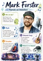 Vorschau - Arbeitsblätter - Lernposter + Arbeitsblätter "Mark Forster" + Lösung & MP3 + Mindmap + Infografik - Deckblatt