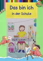 Vorschau - Mal- und Bastelvorlagen - Schulstart, Das bin ich, Kunst Grundschule - Deckblatt