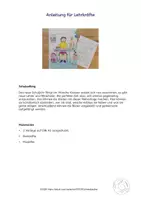 Vorschau - Mal- und Bastelvorlagen - Schulstart, Das bin ich, Kunst Grundschule - Seite 3