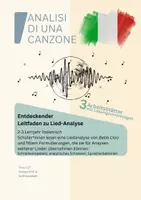 Vorschau - Arbeitsblätter - Italienisch: Liedanalyse schreiben - Deckblatt