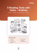 Vorschau - Arbeitsblätter - Hobbies – 5 englische Lesetexte mit Aufgaben & Lösungen | Klasse 3–4 - Deckblatt