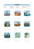 Vorschau - Arbeitsblätter - CALIFORNIA Vocabulary Matching Exercise More 3 Unit 11 - Seite 1