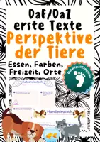 Vorschau - Arbeitsblätter - DaF/DaZ: kreative Schreibanlässe aus der Perspektive von Tieren - Deckblatt