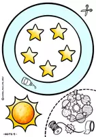 Vorschau - Spiele - Bastelvorlage DIY "Planeten-Kranz" / Sonnensystem - Seite 3