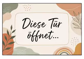 Vorschau - Mal- und Bastelvorlagen - Türdekoration für das Klassenzimmer - Schulstart - Diese Tür öffnet... - Seite 1