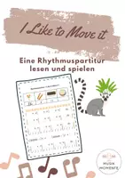 Vorschau - Spiele - I LIKE TO MOVE IT - Rhythmuspartitur - Orff-Isntrumente - Deckblatt