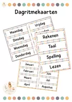 Voorbeeld - Dagritmekaarten - lager onderwijs - Voorblad