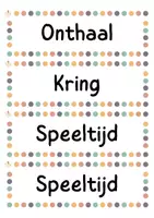 Voorbeeld - Dagritmekaarten - lager onderwijs - Pagina 2