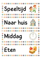 Voorbeeld - Dagritmekaarten met figuren - lager onderwijs - Pagina 3