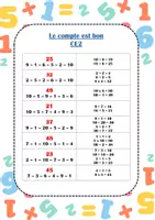 Aperçu - Jeux - Le compte est bon - Cycle 2 et 3 - Page 1
