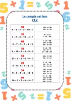 Aperçu - Jeux - Le compte est bon - Cycle 2 et 3 - Page 2