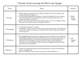 Vorschau - Mal- und Bastelvorlagen - Ich, du, wir - von Gott geliebt - Seite 1