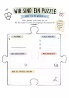 Vorschau - Mal- und Bastelvorlagen - Wir sind ein Puzzle - Klassengemeinschaft Bastelvorlage - Seite 2