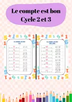 Aperçu - Jeux - Le compte est bon - Cycle 2 et 3 - Page de couverture