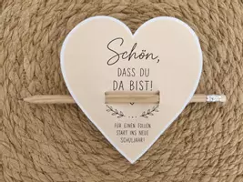 Vorschau - Arbeitsblätter - Begrüßungsgeschenk zum Schulstart – Herzkarten - Seite 1