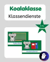 Vorschau - Poster - Koalaklasse Klassendienste Grundschule - Deckblatt