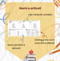 anteprima - Esercizi - Verifica di Morfologia (Nomi,Articoli,Preposizioni,Analisi) - Pagina 2