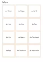 Vorschau - Stationenlernen - Paare finden Getreide | Getreidesorten | Lernspiel - Seite 3