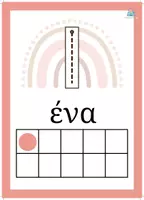 Προεπισκόπηση - Flashcards - ΟΙ ΑΡΙΘΜΟΙ 1-20 bohorainbow - Σελίδα 1