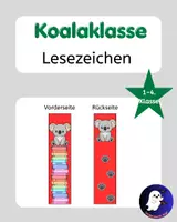 Vorschau - Anderer Materialtyp - Koalaklasse Lesezeichen Deutsch - Deckblatt