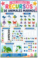 Vista previa - Juegos / Gamificación - RECURSO ANIMALES MARINOS - Portada