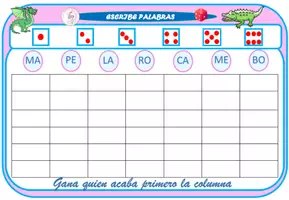 Vista previa - Juegos / Gamificación - DADOS DE PALABRAS PARA PENSAR Y ESCRIBIR - página 2