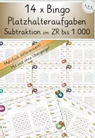 Vorschau - Stundenentwürfe - XXL-Paket: Mathe Klasse 3! GROWING BUNDLE! Freiarbeitsmaterialien, Förderung Zahlvorstellung und Operationsvorstellung im ZR bis 1000 - Seite 1