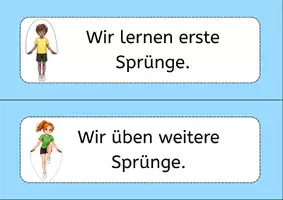 Vorschau - Stundenentwürfe - Rope Skipping – Unterrichtsreihe mit Sprungkarten, Stationen und Differenzierung - Seite 2