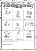 Vorschau - Arbeitsblätter - Biologie Kennenlernspiel „Finde jemanden, der…“ – Unterrichtseinstieg für die erste Biologiestunde | sofort einsetzbar - Seite 1