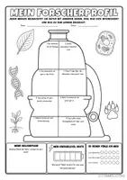 Vorschau - Arbeitsblätter - Forscherprofil Biologie – Kennenlern-Arbeitsblatt für die erste Biologiestunde | Interessen, Stärken & biologische Fragen - Seite 2